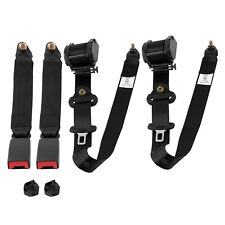PAIRE Universel 3 Point Rétractable Ceinture de Sécurité Voiture Siège ceinture