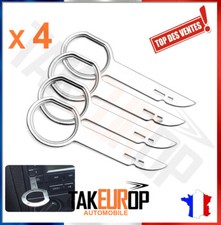 Kit 4 CLÉS outils DÉMONTAGE AUTORADIO Audi Mercedes Volswagen Ford clé outil