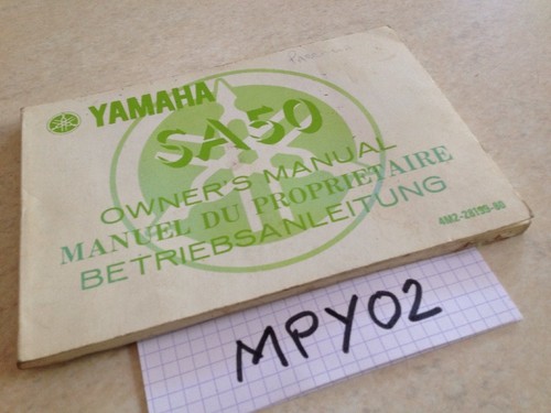 Manuel propriétaire yamaha - manuel,