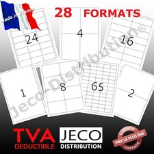 Vignettes étiquette d'expédition blanches adhésives autocollantes timbre adresse