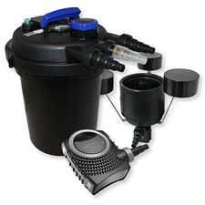 Kit Filtration Bassin à pression 10000l UV 11W Pompe Ecumeur 476