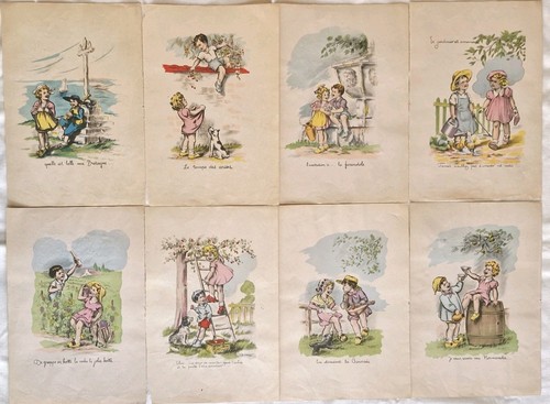 Gravures anciennes signées - gravures,