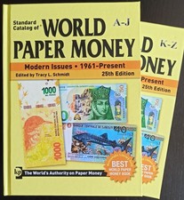 Standard Catalog of World Paper Money 1961-Present Catalog Book in 2 volumes 377