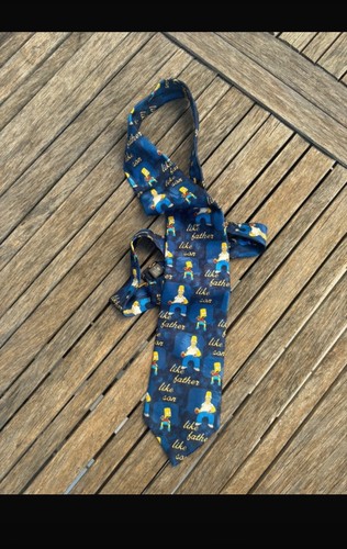 Cravate vintage les simpson - cravate,