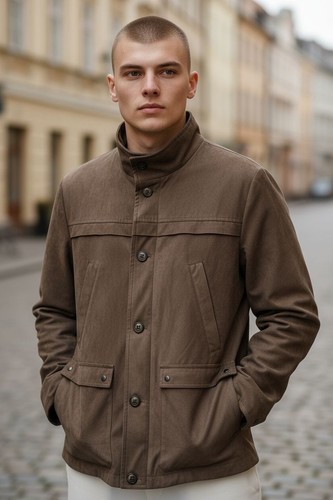 Veste homme imitation - , daim