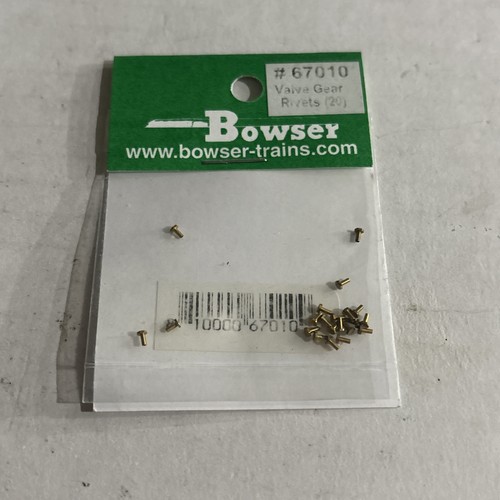 Bowser valve gear rivets - bowser,