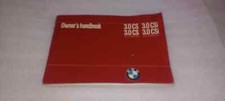 BMW E9 3.0 CS 3.0 CSI 3.0 CSL . Original owners handbook.
