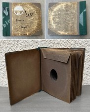 ANCIEN CLASSEUR DE RANGEMENT RECORD ALBUM COLLECTION 12 X 78 RPM 25 CM 10"