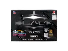 2025 Panini Black Football Factory Sealed Hobby Box Free Shipping