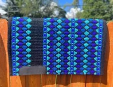 Tapis de selle Horse Western Blanket Show avec couverture de selle en laine.