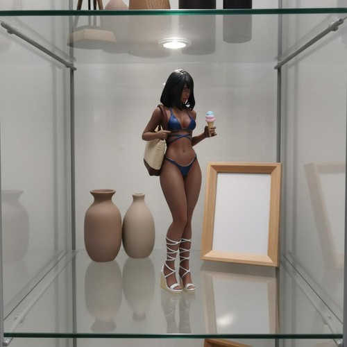 Modèle réduit femme peinte - femme,
