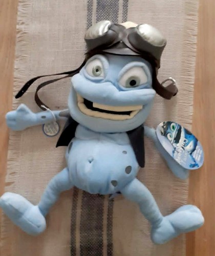 Peluche crazy frog sonore - frog, avec