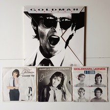 Jean-Jacques Goldman "Traces", Lot De 4 Vinyl DOUBLE LP 33t/SP 45t, TBE