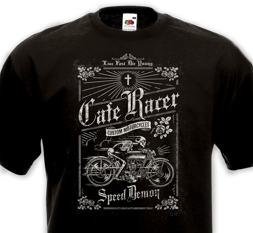 Tee shirt cafe racer - cafe, speed