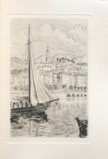 Gravure à l'eau-forte (vers