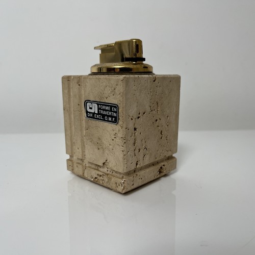 Briquet table travertin - table, en