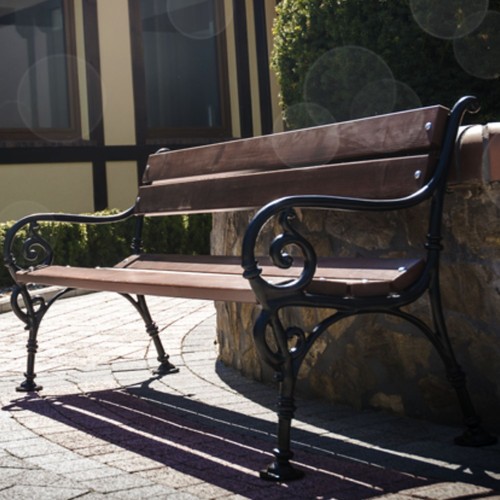 Banc jardin bois résistant - banc,