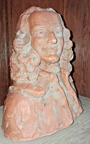 Buste terre cuite voltaire - cuite,