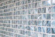 Mosaïque carreau bleu-gris