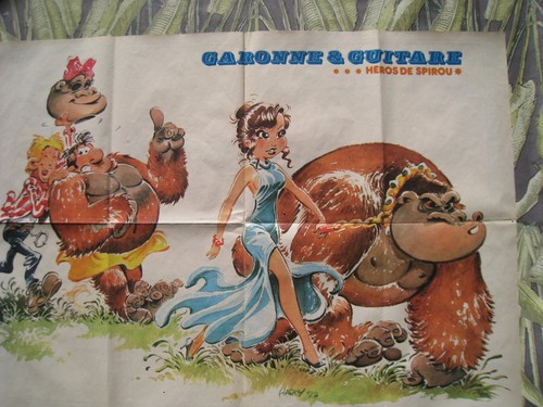 Poster spirou garonne - spirou, et