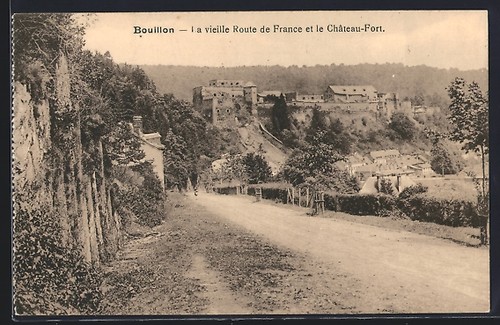 Cpa bouillon vieille - bouillon,, route