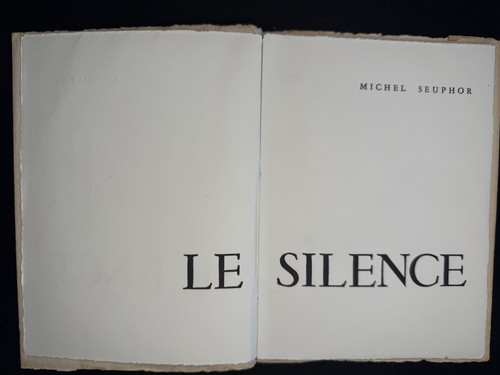 Michel seuphor le silence - seuphor,