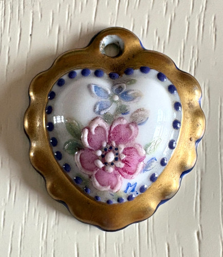 Bijou vintage cœur pendentif - vintage,
