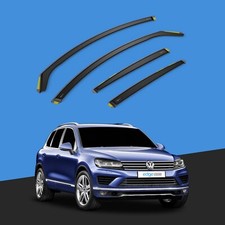 VW Touareg MK2 2010-2017 5 Door SUV Wind Deflectors 4pc  Tinted