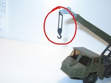 SOLIDO, crochet METAL KAKI pour grue richier militaire ou camion kaiser (R88)