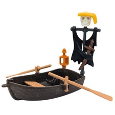 Playmobil bateau marron rames