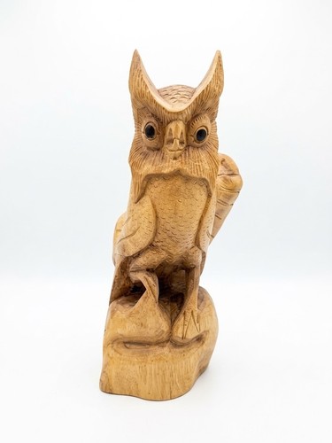 Ancienne sculpture hibou - ancienne,