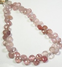 Rose Strawberry Quartz Coeur