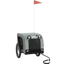 Remorque De Vélo Grise