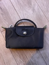 Sac Mini Longchamp LE PLIAGE XS Gris Et Vert NEUF