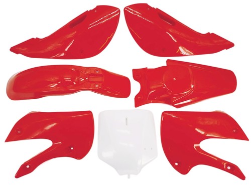 Kit plastiques rouge type