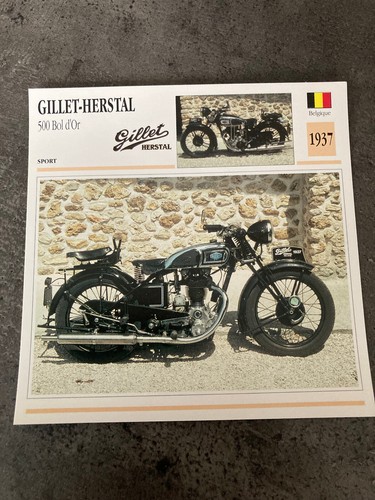 Carte fiche moto collection - fiche,
