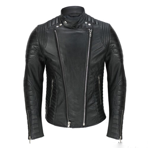Veste cuir agneau - d'agneau, noir