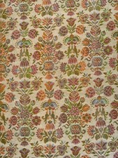 Antique Bouchara Jacquard Cotton Fabric Upholstery 140cm x H 230cm C887