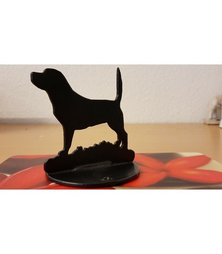 Statuette fer représentant - en,