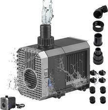 Pompe Eau Submersible Pompe D'alimentation Aquarium Pompe 1500L/H 25Watt Pompe