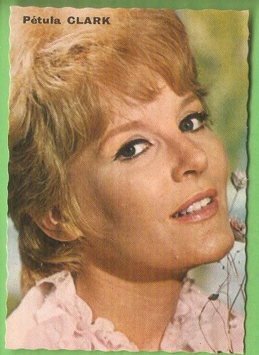 Petula clark carte vintage - clark,