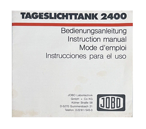 Jobo 2400 cuve - jobo, mode