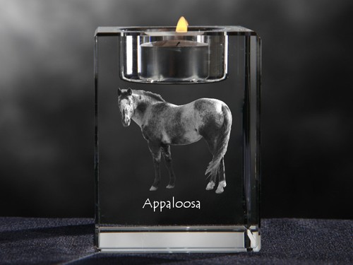 Appaloosa bougeoir cristal - appaloosa,, en