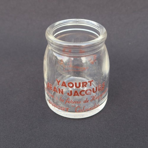Ancien pot yaourt jean jacques - yaourt,