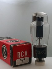 1953 RCA Delco 5U4G NOS w/o Original Box 100/100% Hanging D Serious Tubes T918