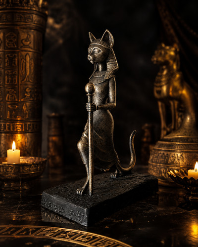 Statue bastet - 15, –