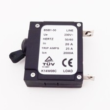 Disjoncteur 230 V 20 A In 25 A