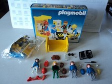 PLAYMOBIL vintage city poste facteur cabine téléphonique moto 3231-B de 1984 #2
