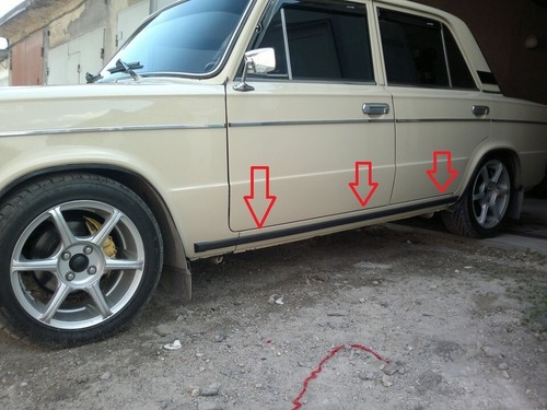 Threshold molding pcs lada - molding,