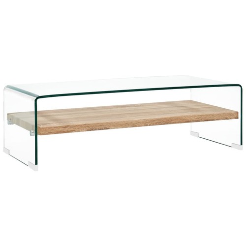 Table basse clair 98x45x31 - 98x45x31, cm